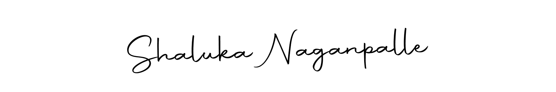 Make a short Shaluka Naganpalle signature style. Manage your documents anywhere anytime using Autography-DOLnW. Create and add eSignatures, submit forms, share and send files easily. Shaluka Naganpalle signature style 10 images and pictures png