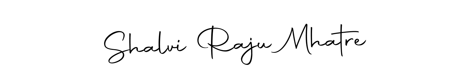 Use a signature maker to create a handwritten signature online. With this signature software, you can design (Autography-DOLnW) your own signature for name Shalvi Raju Mhatre. Shalvi Raju Mhatre signature style 10 images and pictures png