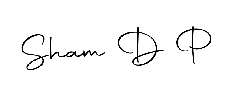 How to Draw Sham D P signature style? Autography-DOLnW is a latest design signature styles for name Sham D P. Sham D P signature style 10 images and pictures png