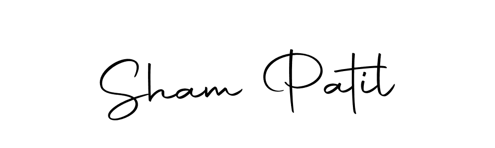 Design your own signature with our free online signature maker. With this signature software, you can create a handwritten (Autography-DOLnW) signature for name Sham Patil. Sham Patil signature style 10 images and pictures png