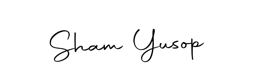 Similarly Autography-DOLnW is the best handwritten signature design. Signature creator online .You can use it as an online autograph creator for name Sham Yusop. Sham Yusop signature style 10 images and pictures png