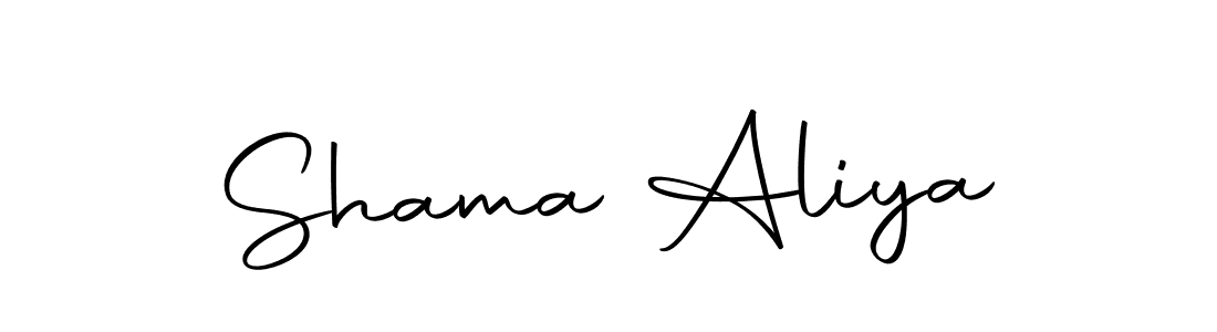 if you are searching for the best signature style for your name Shama Aliya. so please give up your signature search. here we have designed multiple signature styles  using Autography-DOLnW. Shama Aliya signature style 10 images and pictures png