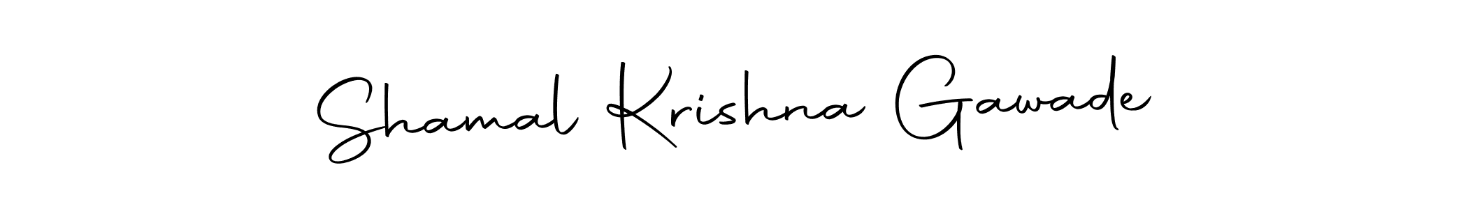 Make a beautiful signature design for name Shamal Krishna Gawade. Use this online signature maker to create a handwritten signature for free. Shamal Krishna Gawade signature style 10 images and pictures png