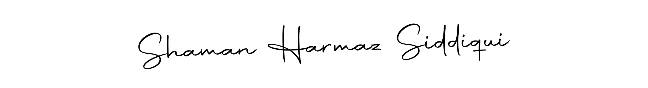 Make a short Shaman Harmaz Siddiqui signature style. Manage your documents anywhere anytime using Autography-DOLnW. Create and add eSignatures, submit forms, share and send files easily. Shaman Harmaz Siddiqui signature style 10 images and pictures png