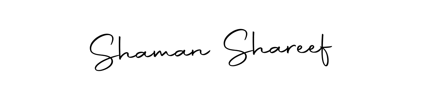 How to make Shaman Shareef signature? Autography-DOLnW is a professional autograph style. Create handwritten signature for Shaman Shareef name. Shaman Shareef signature style 10 images and pictures png