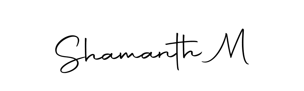 How to Draw Shamanth M signature style? Autography-DOLnW is a latest design signature styles for name Shamanth M. Shamanth M signature style 10 images and pictures png