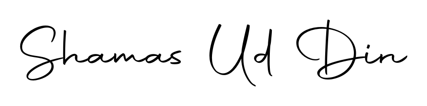 The Autography-DOLnW font transforms the name Shamas Ud Din into an executive sign with sharp precision and distinguished character. Shamas Ud Din signature style 10 images and pictures png