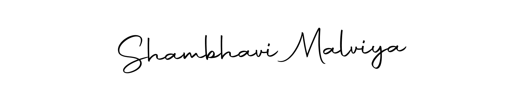 Design your own signature with our free online signature maker. With this signature software, you can create a handwritten (Autography-DOLnW) signature for name Shambhavi Malviya. Shambhavi Malviya signature style 10 images and pictures png