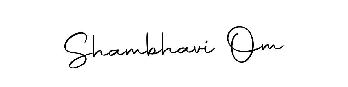 Make a beautiful signature design for name Shambhavi Om. With this signature (Autography-DOLnW) style, you can create a handwritten signature for free. Shambhavi Om signature style 10 images and pictures png