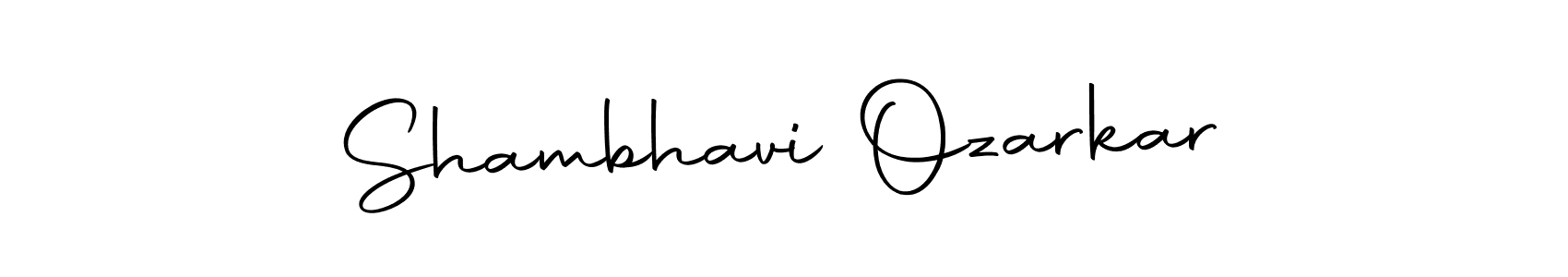 How to make Shambhavi Ozarkar signature? Autography-DOLnW is a professional autograph style. Create handwritten signature for Shambhavi Ozarkar name. Shambhavi Ozarkar signature style 10 images and pictures png