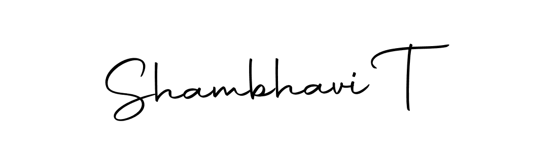 How to make Shambhavi T signature? Autography-DOLnW is a professional autograph style. Create handwritten signature for Shambhavi T name. Shambhavi T signature style 10 images and pictures png