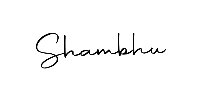 Create a beautiful signature design for name Shambhu. With this signature (Autography-DOLnW) fonts, you can make a handwritten signature for free. Shambhu signature style 10 images and pictures png
