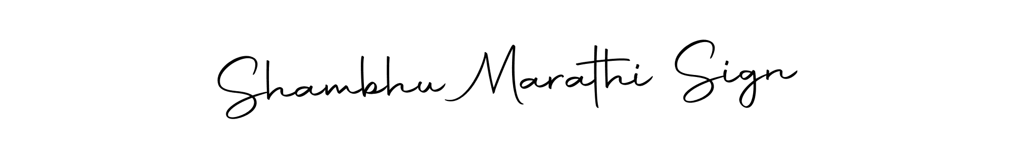 Also we have Shambhu Marathi Sign name is the best signature style. Create professional handwritten signature collection using Autography-DOLnW autograph style. Shambhu Marathi Sign signature style 10 images and pictures png