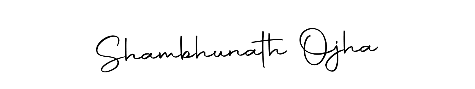 Make a beautiful signature design for name Shambhunath Ojha. With this signature (Autography-DOLnW) style, you can create a handwritten signature for free. Shambhunath Ojha signature style 10 images and pictures png