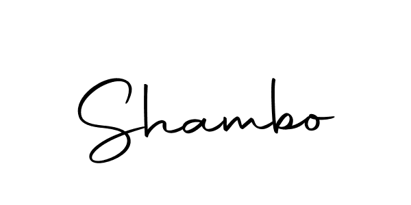 Make a beautiful signature design for name Shambo. With this signature (Autography-DOLnW) style, you can create a handwritten signature for free. Shambo signature style 10 images and pictures png