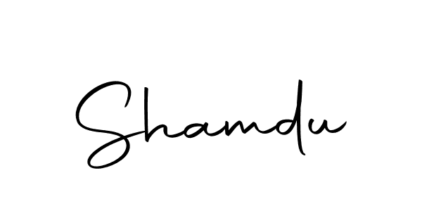 How to make Shamdu signature? Autography-DOLnW is a professional autograph style. Create handwritten signature for Shamdu name. Shamdu signature style 10 images and pictures png