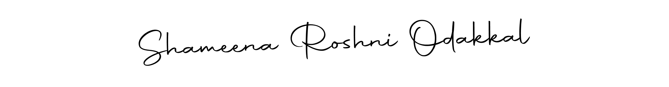 The best way (Autography-DOLnW) to make a short signature is to pick only two or three words in your name. The name Shameena Roshni Odakkal include a total of six letters. For converting this name. Shameena Roshni Odakkal signature style 10 images and pictures png