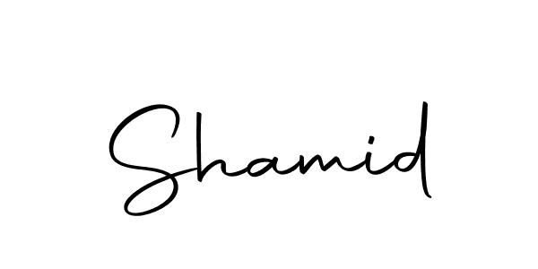 Make a beautiful signature design for name Shamid. With this signature (Autography-DOLnW) style, you can create a handwritten signature for free. Shamid signature style 10 images and pictures png