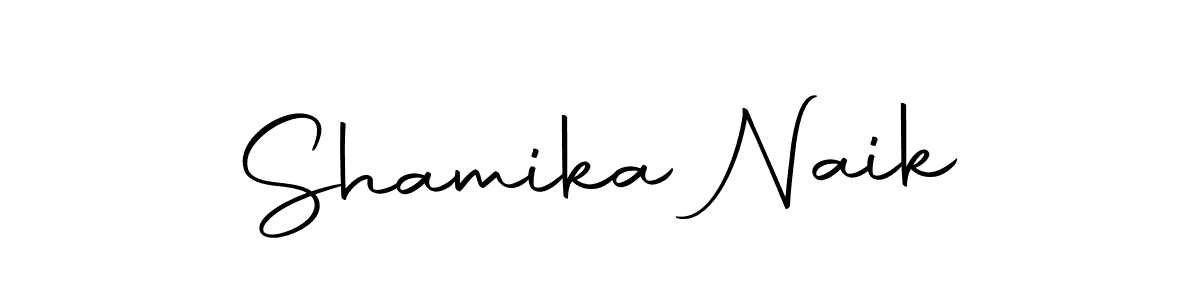 Similarly Autography-DOLnW is the best handwritten signature design. Signature creator online .You can use it as an online autograph creator for name Shamika Naik. Shamika Naik signature style 10 images and pictures png