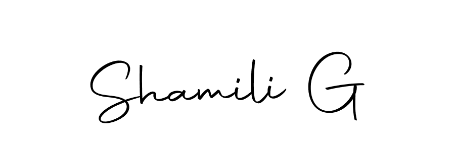 See photos of Shamili G official signature by Spectra . Check more albums & portfolios. Read reviews & check more about Autography-DOLnW font. Shamili G signature style 10 images and pictures png