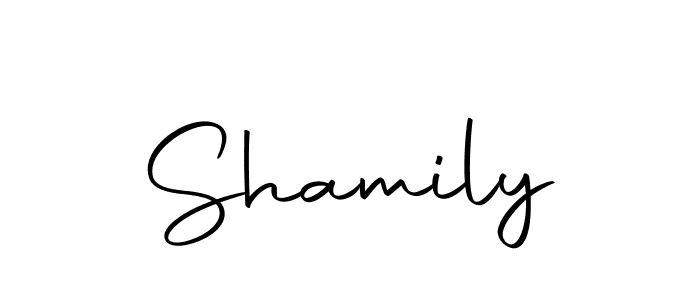 Here are the top 10 professional signature styles for the name Shamily. These are the best autograph styles you can use for your name. Shamily signature style 10 images and pictures png