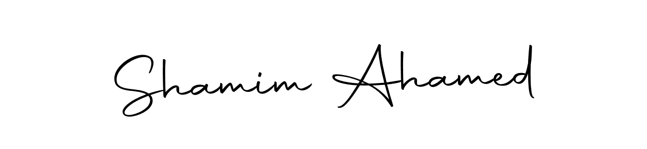 Make a beautiful signature design for name Shamim Ahamed. Use this online signature maker to create a handwritten signature for free. Shamim Ahamed signature style 10 images and pictures png