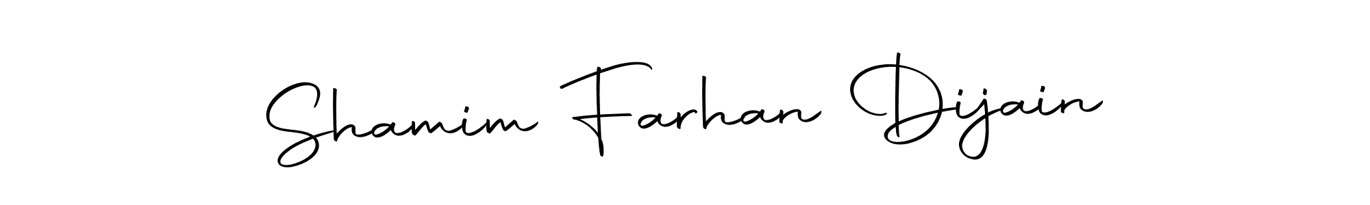 You can use this online signature creator to create a handwritten signature for the name Shamim Farhan Dijain. This is the best online autograph maker. Shamim Farhan Dijain signature style 10 images and pictures png