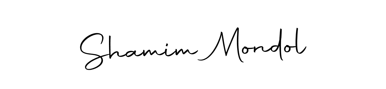 The best way (Autography-DOLnW) to make a short signature is to pick only two or three words in your name. The name Shamim Mondol include a total of six letters. For converting this name. Shamim Mondol signature style 10 images and pictures png