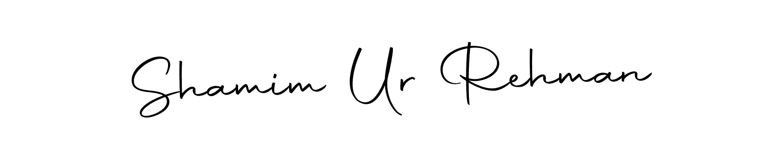 How to make Shamim Ur Rehman name signature. Use Autography-DOLnW style for creating short signs online. This is the latest handwritten sign. Shamim Ur Rehman signature style 10 images and pictures png