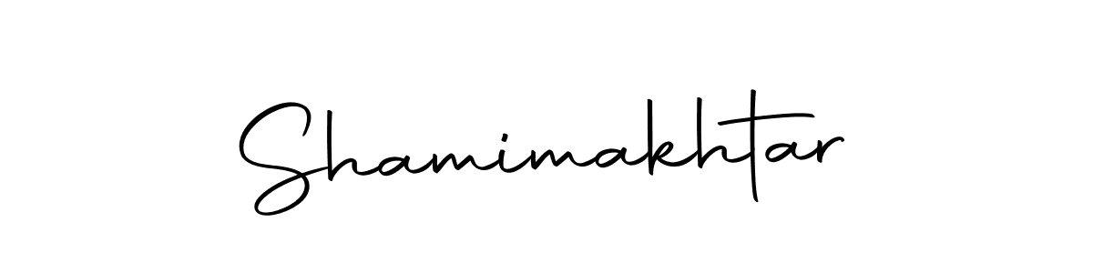 Design your own signature with our free online signature maker. With this signature software, you can create a handwritten (Autography-DOLnW) signature for name Shamimakhtar. Shamimakhtar signature style 10 images and pictures png