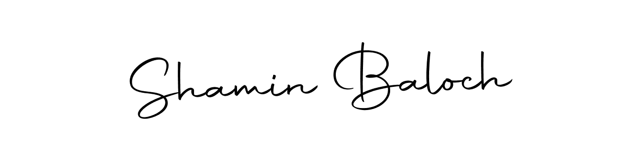 Make a beautiful signature design for name Shamin Baloch. With this signature (Autography-DOLnW) style, you can create a handwritten signature for free. Shamin Baloch signature style 10 images and pictures png