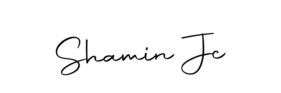 Design your own signature with our free online signature maker. With this signature software, you can create a handwritten (Autography-DOLnW) signature for name Shamin Jc. Shamin Jc signature style 10 images and pictures png