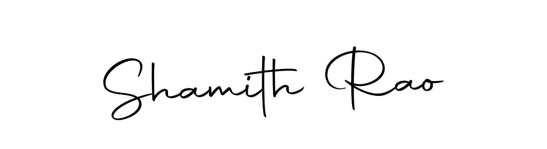 Design your own signature with our free online signature maker. With this signature software, you can create a handwritten (Autography-DOLnW) signature for name Shamith Rao. Shamith Rao signature style 10 images and pictures png