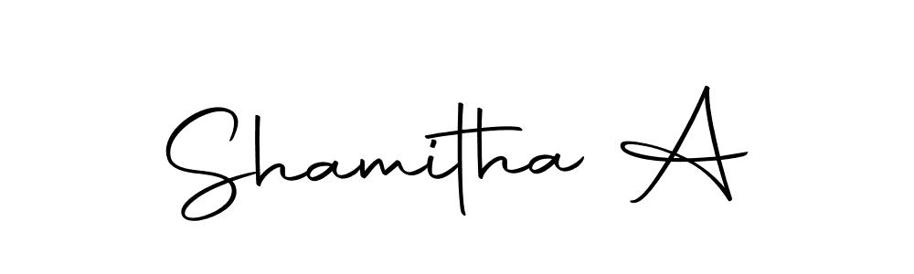 Make a beautiful signature design for name Shamitha A. With this signature (Autography-DOLnW) style, you can create a handwritten signature for free. Shamitha A signature style 10 images and pictures png