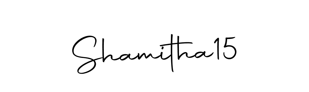 Also You can easily find your signature by using the search form. We will create Shamitha15 name handwritten signature images for you free of cost using Autography-DOLnW sign style. Shamitha15 signature style 10 images and pictures png