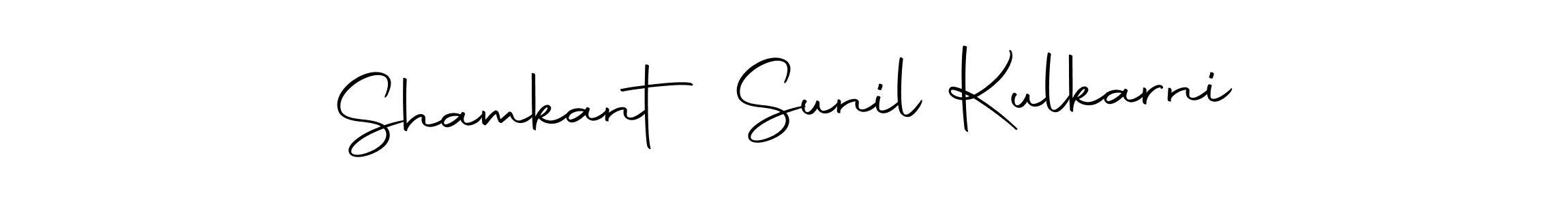 Make a short Shamkant Sunil Kulkarni signature style. Manage your documents anywhere anytime using Autography-DOLnW. Create and add eSignatures, submit forms, share and send files easily. Shamkant Sunil Kulkarni signature style 10 images and pictures png