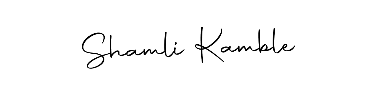 You can use this online signature creator to create a handwritten signature for the name Shamli Kamble. This is the best online autograph maker. Shamli Kamble signature style 10 images and pictures png