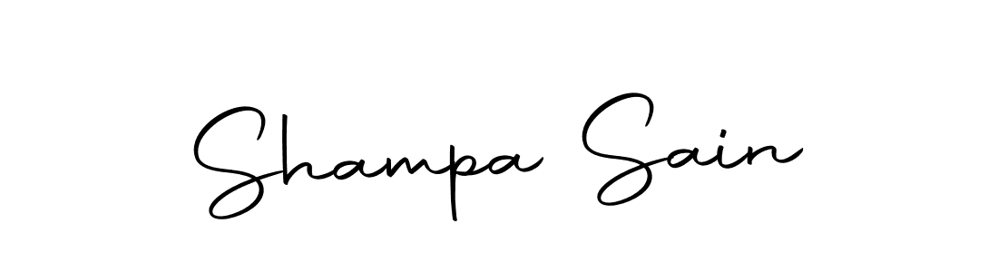 You should practise on your own different ways (Autography-DOLnW) to write your name (Shampa Sain) in signature. don't let someone else do it for you. Shampa Sain signature style 10 images and pictures png