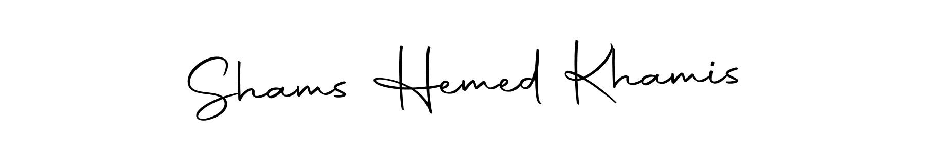 Also we have Shams Hemed Khamis name is the best signature style. Create professional handwritten signature collection using Autography-DOLnW autograph style. Shams Hemed Khamis signature style 10 images and pictures png