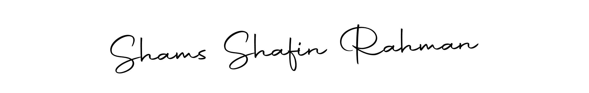 How to make Shams Shafin Rahman name signature. Use Autography-DOLnW style for creating short signs online. This is the latest handwritten sign. Shams Shafin Rahman signature style 10 images and pictures png