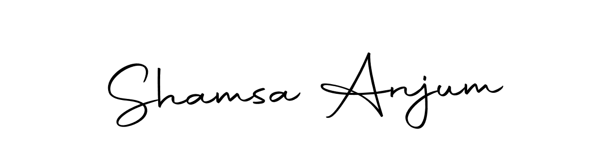 Create a beautiful signature design for name Shamsa Anjum. With this signature (Autography-DOLnW) fonts, you can make a handwritten signature for free. Shamsa Anjum signature style 10 images and pictures png