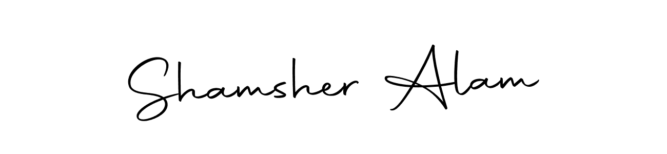 Similarly Autography-DOLnW is the best handwritten signature design. Signature creator online .You can use it as an online autograph creator for name Shamsher Alam. Shamsher Alam signature style 10 images and pictures png