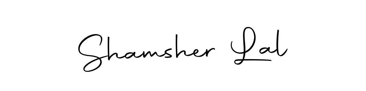 Design your own signature with our free online signature maker. With this signature software, you can create a handwritten (Autography-DOLnW) signature for name Shamsher Lal. Shamsher Lal signature style 10 images and pictures png