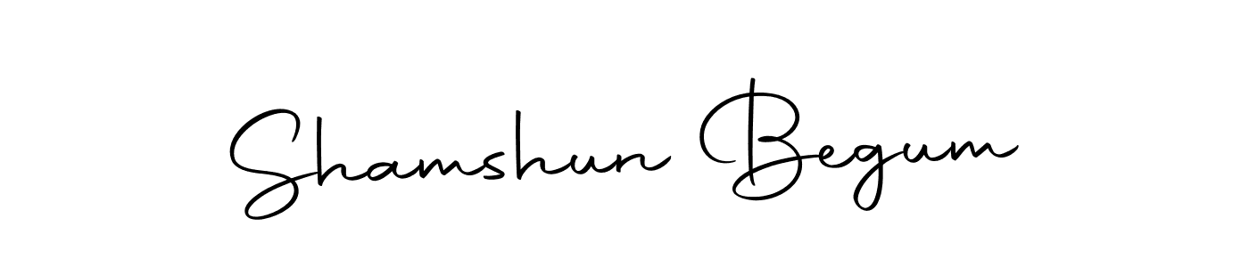 Make a short Shamshun Begum signature style. Manage your documents anywhere anytime using Autography-DOLnW. Create and add eSignatures, submit forms, share and send files easily. Shamshun Begum signature style 10 images and pictures png