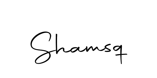 You can use this online signature creator to create a handwritten signature for the name Shamsq. This is the best online autograph maker. Shamsq signature style 10 images and pictures png