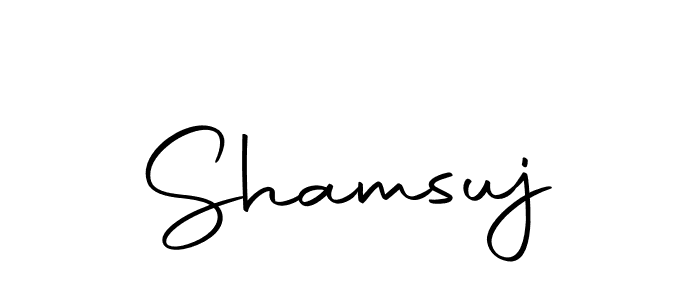 if you are searching for the best signature style for your name Shamsuj. so please give up your signature search. here we have designed multiple signature styles  using Autography-DOLnW. Shamsuj signature style 10 images and pictures png