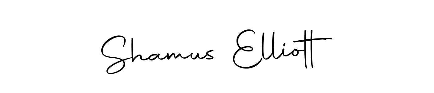 Design your own signature with our free online signature maker. With this signature software, you can create a handwritten (Autography-DOLnW) signature for name Shamus Elliott. Shamus Elliott signature style 10 images and pictures png