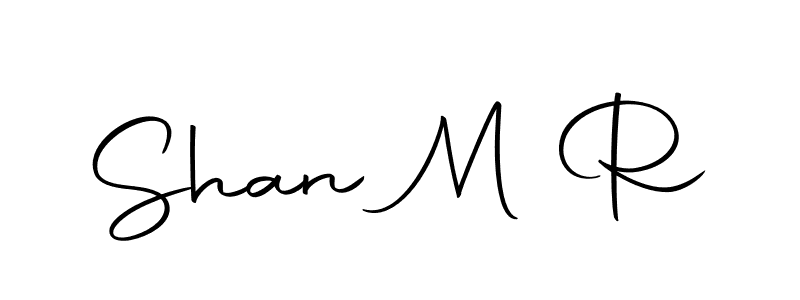 Shan M R stylish signature style. Best Handwritten Sign (Autography-DOLnW) for my name. Handwritten Signature Collection Ideas for my name Shan M R. Shan M R signature style 10 images and pictures png