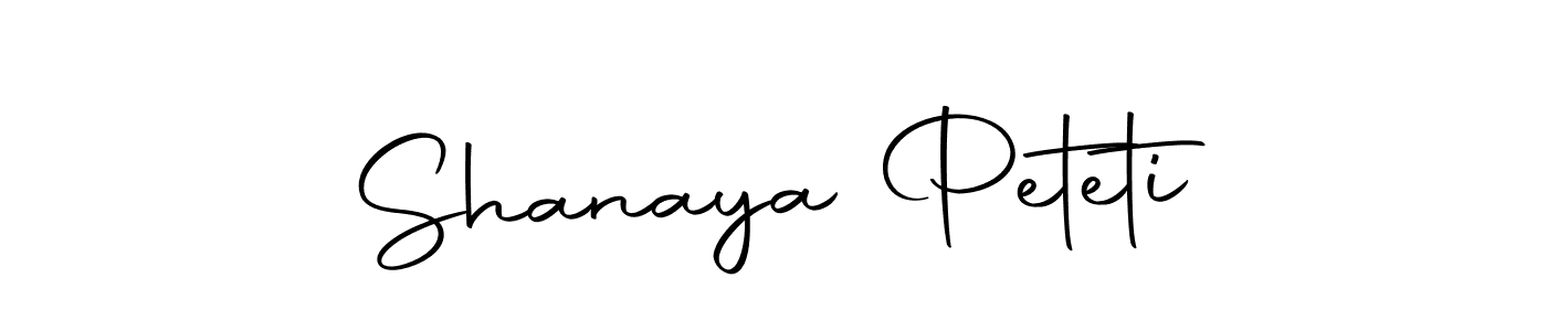 Design your own signature with our free online signature maker. With this signature software, you can create a handwritten (Autography-DOLnW) signature for name Shanaya Peteti. Shanaya Peteti signature style 10 images and pictures png