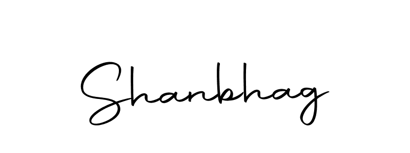 Use a signature maker to create a handwritten signature online. With this signature software, you can design (Autography-DOLnW) your own signature for name Shanbhag. Shanbhag signature style 10 images and pictures png